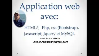 Partie 19: (Update user 1/2) Application web HTML5-Php-Bootstrap-javascript-Jquery-MySQL