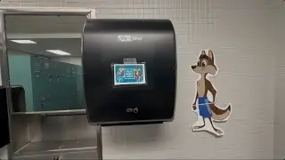 Pro Link Elite Automatic Towel Dispenser At The Great Wolf Lodge Water Park Grand Mound Washington 