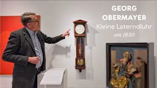 Kleine Laterndluhr von Georg Obermayer in Wien | Antike Pendeluhr | Monatsgang & verkapseltes Werk