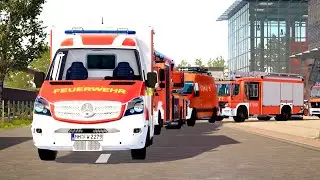 Emergency call 112- Augsburg  German  & Firefighters on Duty | Full Emergency Response 4K
