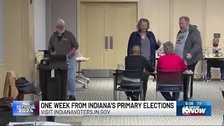 One week away from Indiana's primary election
