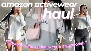 amazon activewear haul | HONEST amazon activewear try on haul! Leggings, workout tops, + more!