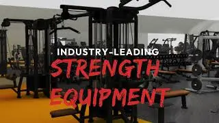 3D Life Fitness & Hammer Strength Layout - American Fitness Center West Roswell