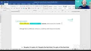 TTM English Grammar - However & Despite