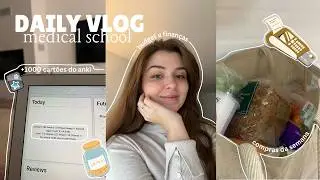 Medical School Vlog | como organizamos as nossa finanças, um dia comigo e compras da semana