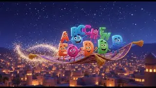 ABC Magic Carpet Ride ✨🧞&zwj;♂️ | Learn Alphabet for Kids | ABC Song Adventure