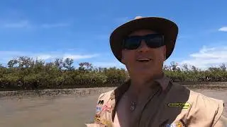 Catching Mud Crabs bare hands