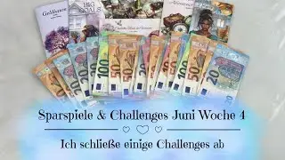 🦋Sparspiele & Challenges Juni Woche 4 | Ich schließe einige Challenges ab | Umschlagmethode🦋