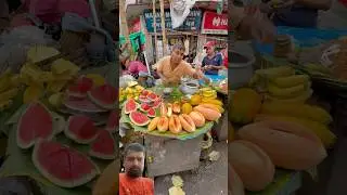 Healthy fruit chat masala #fruitchat #shorts #viralchat #streetfood #streetchat￼
