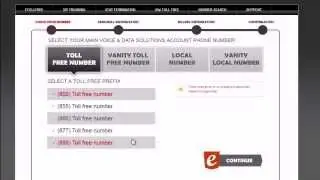 how to search vanity  toll free numbers