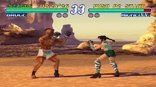 Tekken 2 [PS1] - play as Bruce Irvin