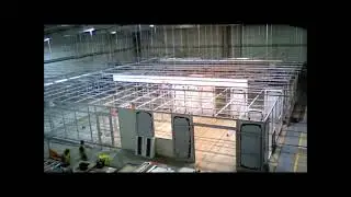 Cleanroom Construction - Time-lapse