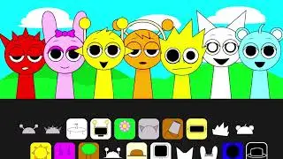 Sprunki Funny All Character Reaction Video Meme