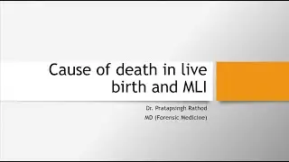 Cause of death in Live Birth
