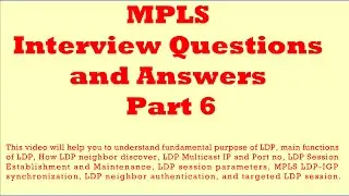 MPLS Interview Questions and Answers Part 6