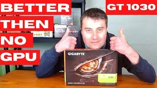 Gigabyte Geforce GT 1030 Unboxing and Install - Silent and Low Profile Graphics Card