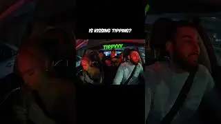 Tipping your uber driver with a kiss doesn&rsquo;t always fly #funny #uberdriver #uber #lyft #taxi #viral