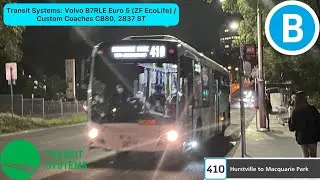 Transit Systems: Volvo B7RLE Euro 5 (ZF EcoLife) / Custom Coaches CB80, 2837 ST