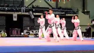 NZL Junior Male Team Patterns   Kwang Gae   Taekwondo ITF World Championships 2011    www taekwon doitf com ar