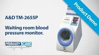 A&D Medical TM-2655P Waiting Room Blood Pressure Monitor Demonstration