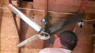 Fanimation Ascension Industrial/Commercial Ceiling Fan (Unboxing/Testing/Review)