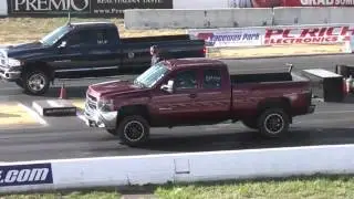 Diesel Pick-up Trucks Drag Racing 1/4 Mile