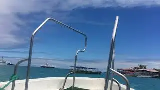 Эквадор.Галапагосы.Санта Круз.Пуэрто Айора.Как добраться на водном такси до пляжа.Декабрь2017