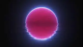 Vaporwave Sun Looping animation is done using after effects