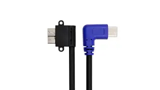 Product Preview: 90 degree Angled #USBC to 90 degree Angled #USB3.0 Micro male to male #OTGCable