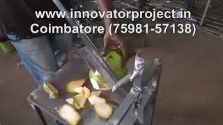 Manual green coconut  cutting machine / Low cost mini project centers in coimbatore chennai kerala