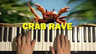 CRAB RAVE - by Noisestorm (Piano Tutorial Lesson)