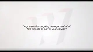 Do you provide ongoing management of all of test records as part of your service?