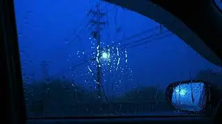Instant Relief: Heavy Rain on Car Window 🌧️ Calm Rain Sounds for Stress, Panic Attacks & Sleep