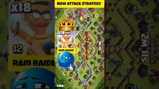 TH14 RAM RAIDER ATTACK 😱 BASE ROASTED 🥳#ClashOfClans #RamRaider #COC #TH14Attack #3StarStrategy
