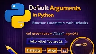 Default Arguments in Python | Function Parameters with Defaults