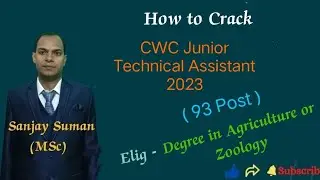 Books & Strategy / Exam Pattern / Syllabus / Selection Process / Junior Technical Assistant / CWC