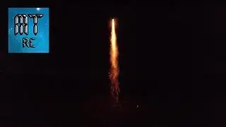 Model Rocket Night Launch! [4K]