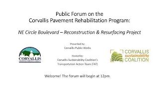 Corvallis Pavement Rehabilitation Program
