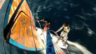 Tandem sailing in Dahab, Vetratoria Windsurfing