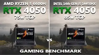 Сравнительный игровой тест NVIDIA RTX 4050 85 Вт и 75 Вт | Какой из них лучше? | Игровой тест Ace...