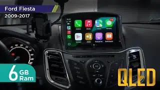 Ford Fiesta 2009-2017 6 GB RAM QLED Kablosuz Carplay Android Multimedya Navigasyon COMWEGEN