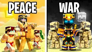 Я заставил 100 игроков симулировать цивилизацию пустыни в Minecraft...