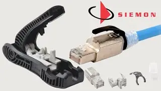 TERMINACION DE PLUG SIEMON CAT6A ZP1-6AS-01B