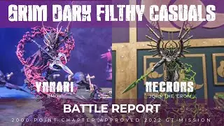 GDFC Warhammer 40k Ynnari vs Necrons Battle Report | 2,000 Point Chapter Approved 2022 GT Mission