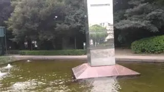金公園の噴水＆からくり時計