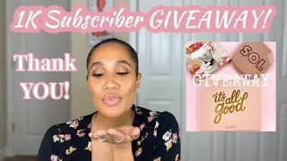 Thank YOU for 1K Subscribers!!!! | Colourpop GIVEAWAY!