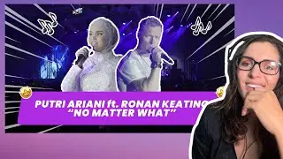 Putri Ariani ft Ronan Keating - No Matter What | Music Reaction |