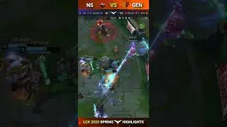 NS VS GEN | LCK Spring 2023 W6 D1 Highlights | #lck #leagueoflegends #shorts