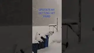 Ny getting hit hard!!! #snow #storm #crazyweather #winter #ny