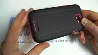 HTC One S Case-Mate Tough Case Pink Unboxing & Demonstration